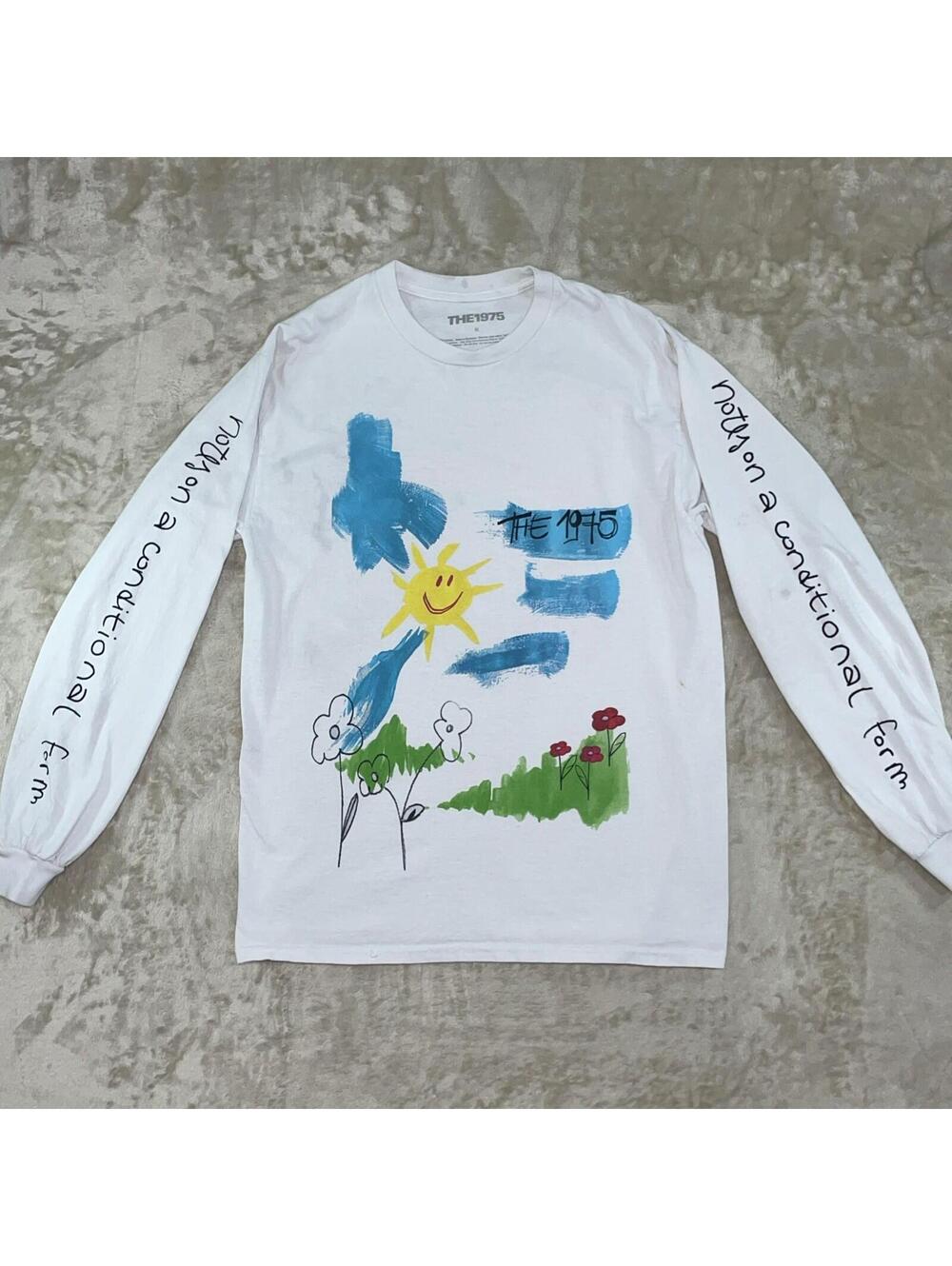 The 1975 NOACF Doodle Long Sleeve Tee Men’s Size Medium *Flaws*
